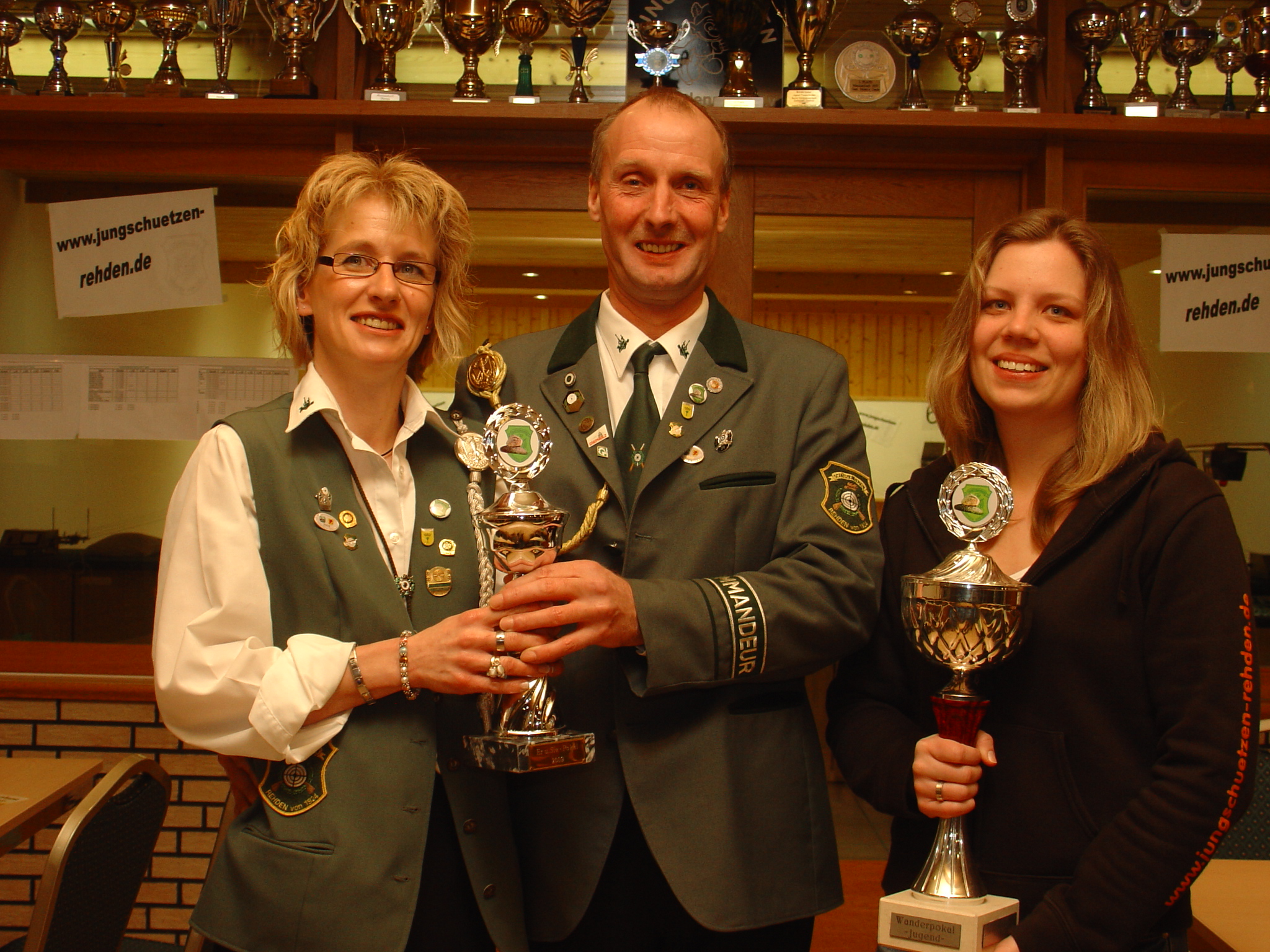 Gewinner des Er- und Sie-Pokales: Marion und Klaus Bollhorst,
 Jugendpokalgewinnerin: Mareen Sander